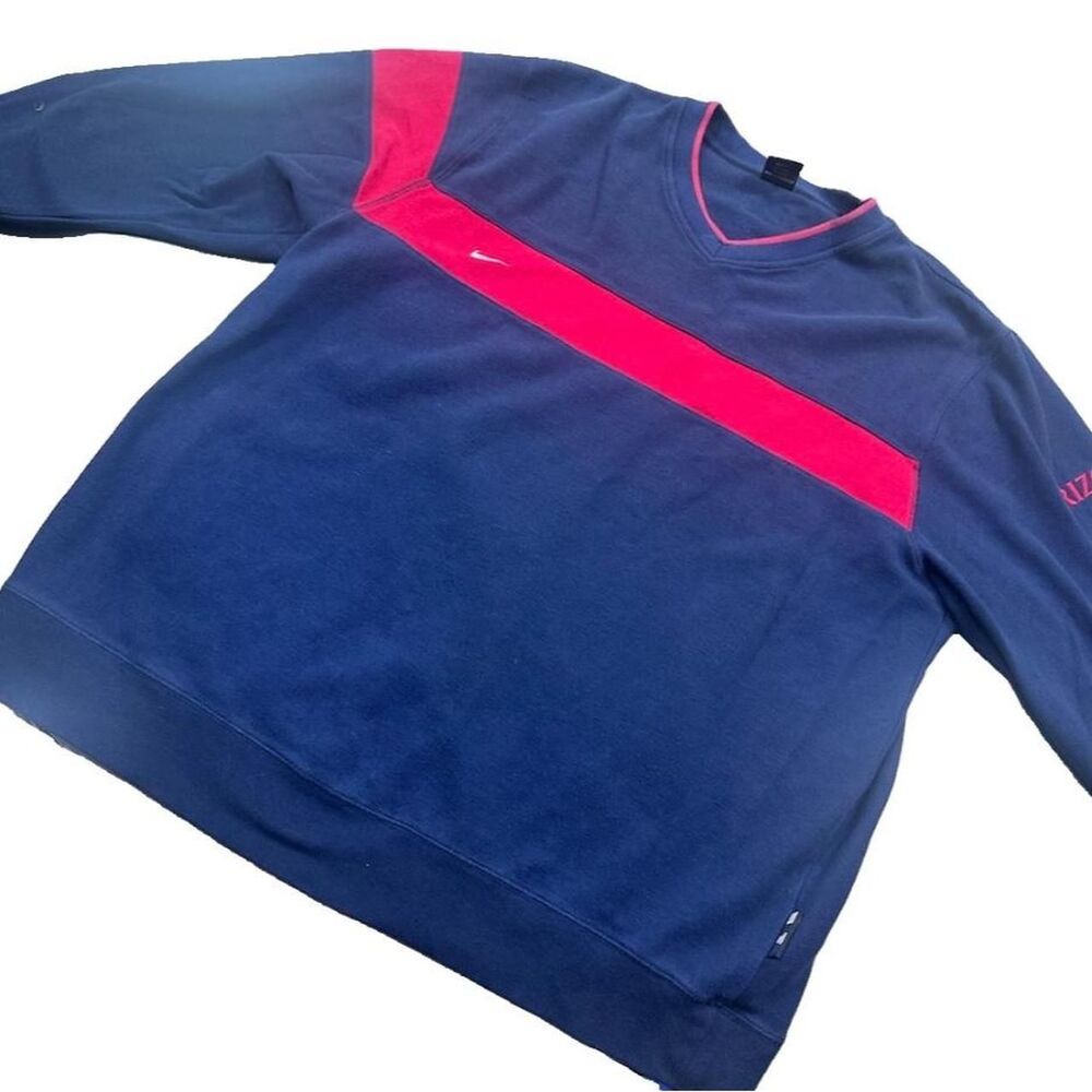 Nike Men's Navy and Blue Sweatshirt